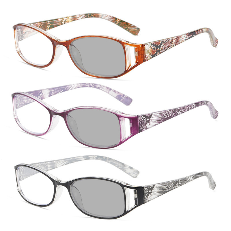 Factory Direct Sales Color-Changing Reading Glasses European and American Fashion Printed Anti-Blue Light Reading Glasses High-Definition Presbyopia Glasses 832Abs Factory Direct Sales Color-Changing Reading Glasses European and American Fashion Printed Anti-Blue Light Reading Glasses High-Definition Presbyopia Glasses 832Abs