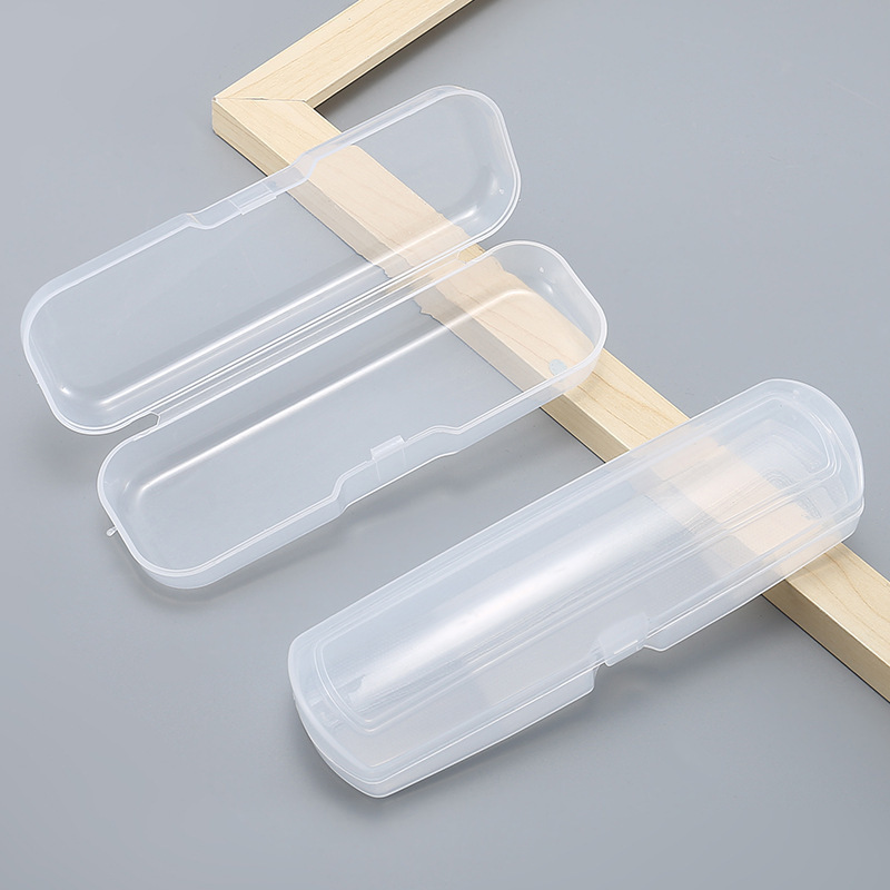 Factory wholesale New presbyopic plastic transparent glasses case transparent optical rack portable storage glasses hard box