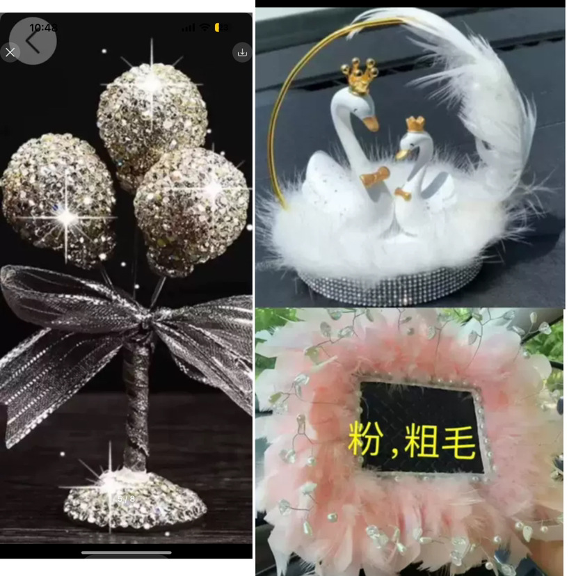Artículo creativo de la chica del mar adornos de automóviles perfume encantador ángel perfume de automóvil perla base de diamante perfumado perdurable