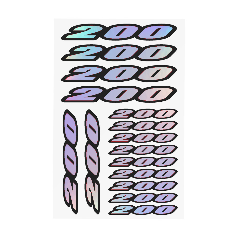 Aplicable a TW200 WR200R IT200 SR CT 200 DR200D / E pegatinas digitales universales para motocicletas