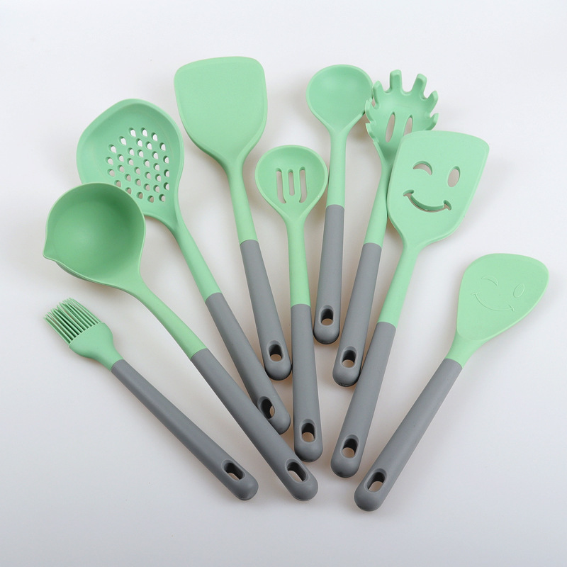 El mango alargado de la olla de cocina de silicona antiadherente especial de la olla de cocina de cocina de silicona resistente a altas temperaturas