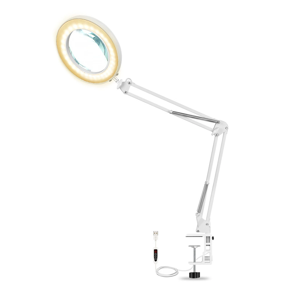 Универсальная LED-лупа с увеличительным стеклом, торшер для маникюра, пианино для гостиной и спальни, заполняющий свет, настольная лампа, защита глаз