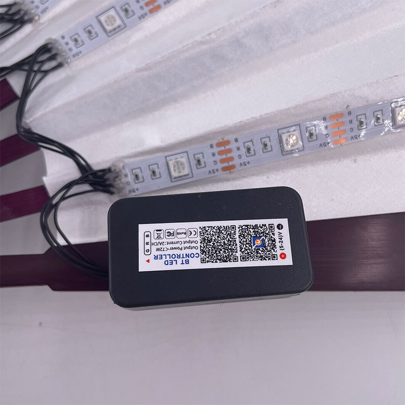 #586 10寸-发光扇子七彩（APP蓝牙控制）