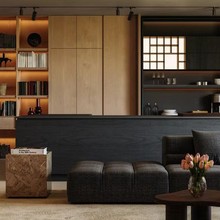 全屋定制板式家具实木衣柜轻奢酒柜榻榻米步入式衣帽间环保家具