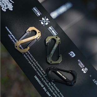 Rock Monkeys Type Aluminum Alloy Buckle Outdoor Multi-Functional 8-Shaped Carabiner Quick-Hook Key Chain Hook