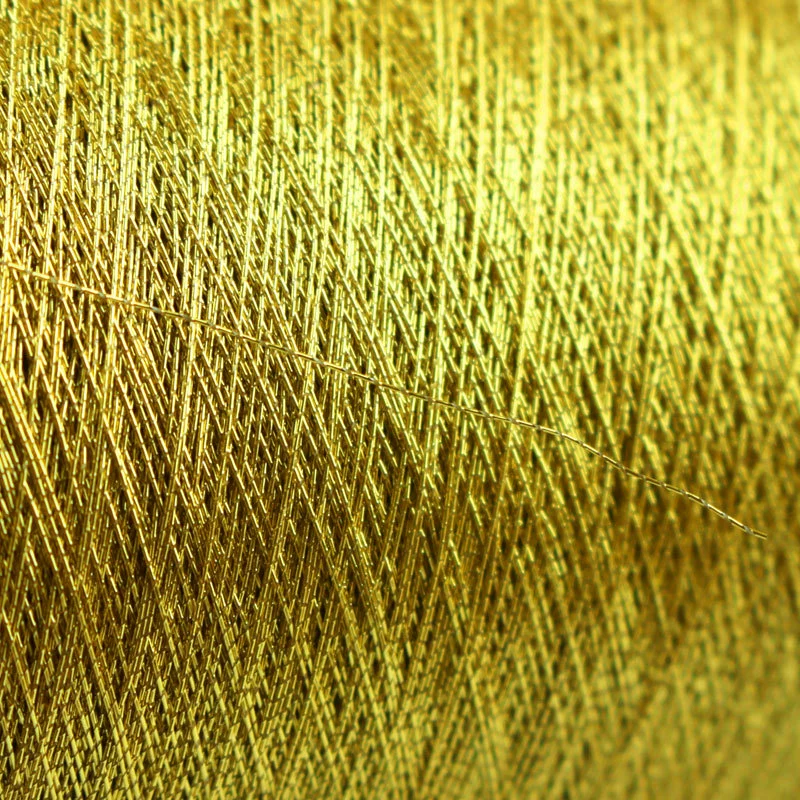 Laptop, silk threads handmade, gold and silver, DIY