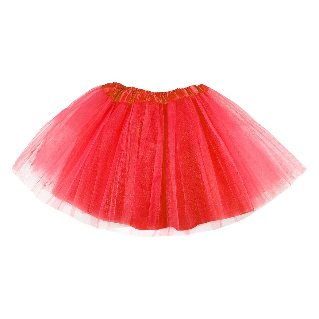 Comercio exterior Amazon con forro pettiskirt falda niños niña verano malla falda fábrica directa punto