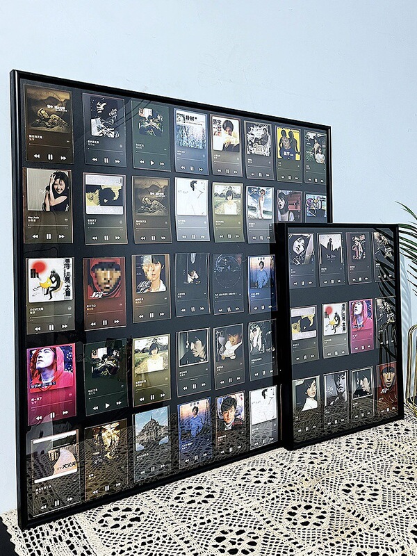 Puzzle Photo Frame 70X50Cm Boyfriend Bluetooth Photo Song Cover Frame Nfc Chip Player Birthday Picture Frame