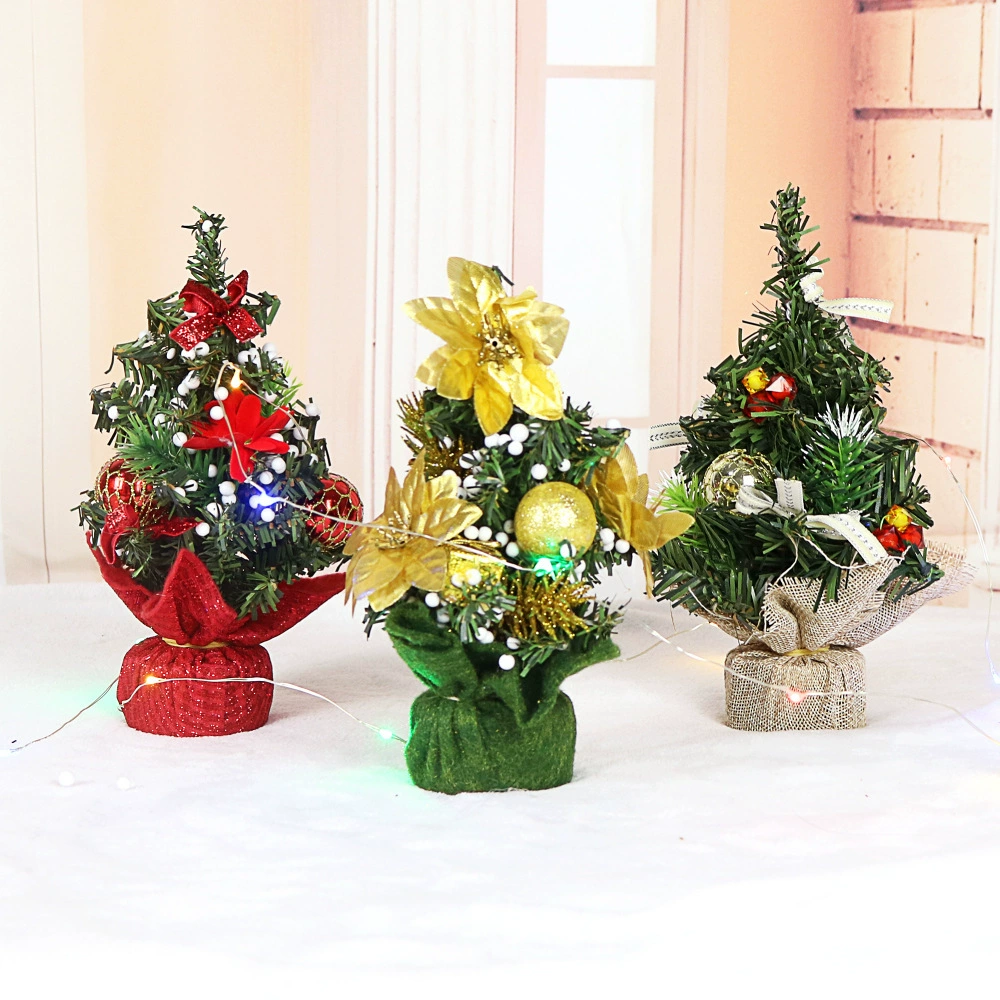 Mini Christmas Tree Small Desktop Christmas Tree Swing 20cm Christmas Tree Tree Decoration Small Tree