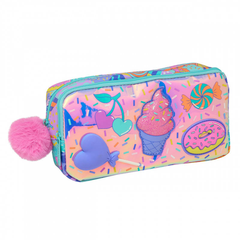 Australian smiggle estuche para bolígrafos de dibujos animados para niños bolso de papelería para estudiantes creativos plegable multifuncional