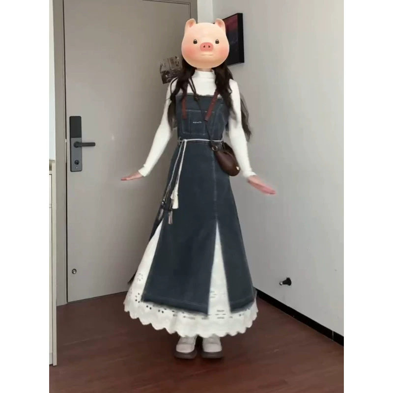 Белая вышитая юбка с вырезами для женщин летом, эластичная юбка с высокой талией на подкладке, многослойная маленькая большая распашная юбка-зонтик