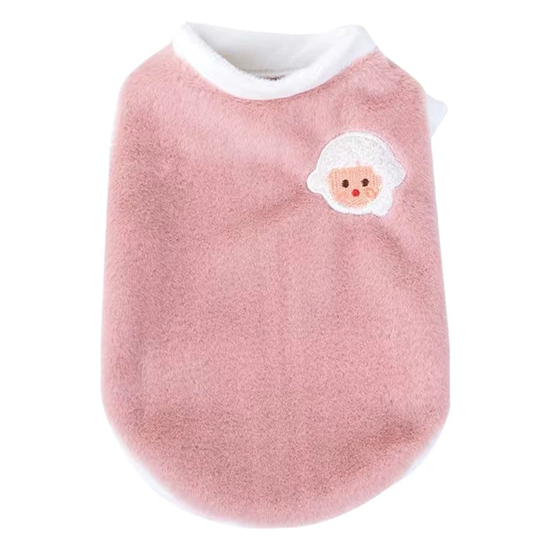 Милая осенне-зимняя одежда для кошек, зимний теплый утолщенный жилет для собак, противошерстная Одежда для кукол, маленькая собака