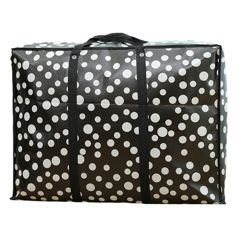 Envío gratuito no tejido recubierto impermeable bolsa móvil de gran capacidad de moda bolsa de equipaje de mano bolsa de almacenamiento de edredón al por mayor