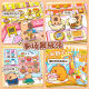 Kapibala Magnetic Quiet Book Big New Girl Cut-free Children's Toy Handmade Change Magnetic Sticker Book