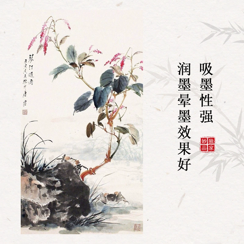Утолщённая красная Xuan звезда бумага, четырехфутовый нож, сырой Xuan, работы по каллиграфии для начинающих, создание рисунка, оформление, практика каллиграфии