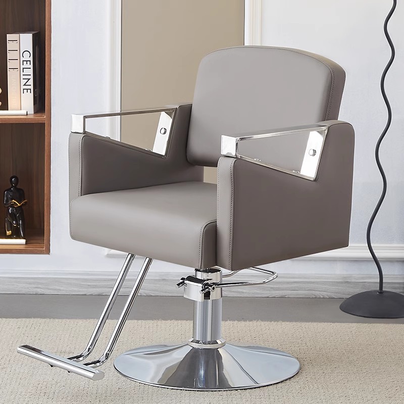 Silla de peluquería transfronteriza puede girar fábrica de silla de peluquería directa silla de peluquería silla de peluquería silla de corte de pelo elevación image 11