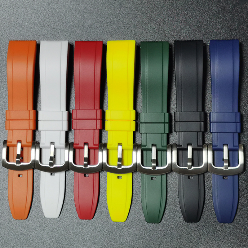 20 22 24 26mm Hot Selling Diving Can Sweat-Proof Design Tpu Rubber Water Ghost Watch Strap