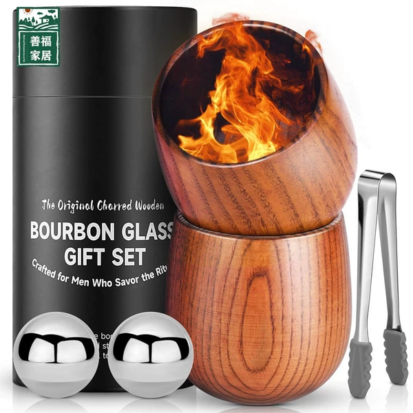 Carbonized belly cup*2+ice tartar*2+silicone clip
