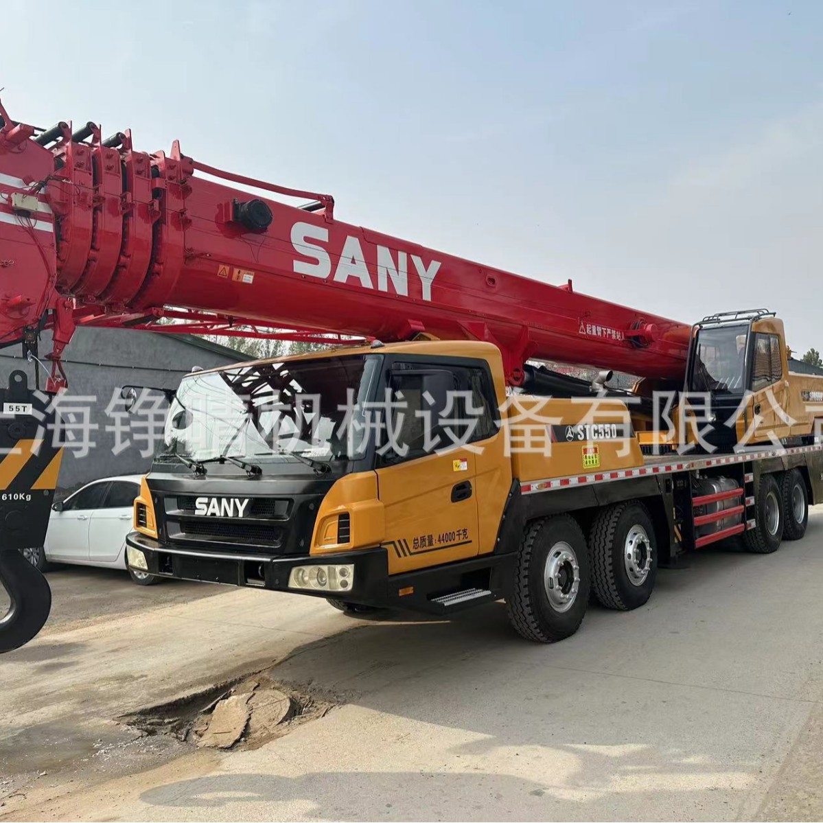 出口三一STC550汽车吊现货出口