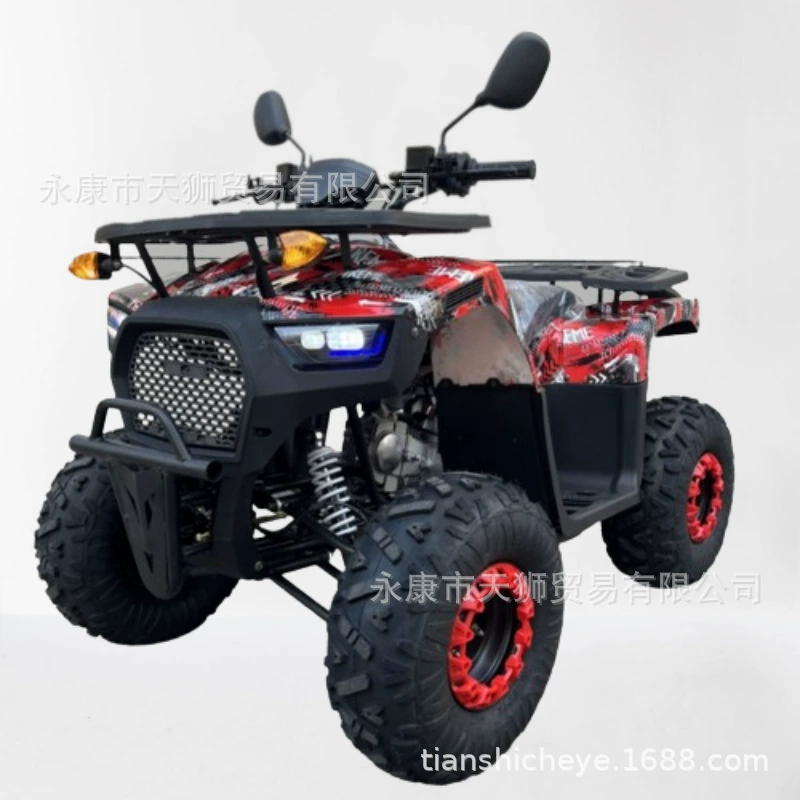 ATV 125 см³ бензиновый квадроцикл, 4 колеса, внедорожный пляжный, бак 4 л, грузоподъёмность 140 кг
