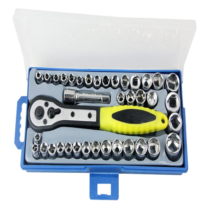 Juego de herramientas de 40 piezas traje de herramientas de reparación de automóviles traje de socket traje de Llave de trinquete