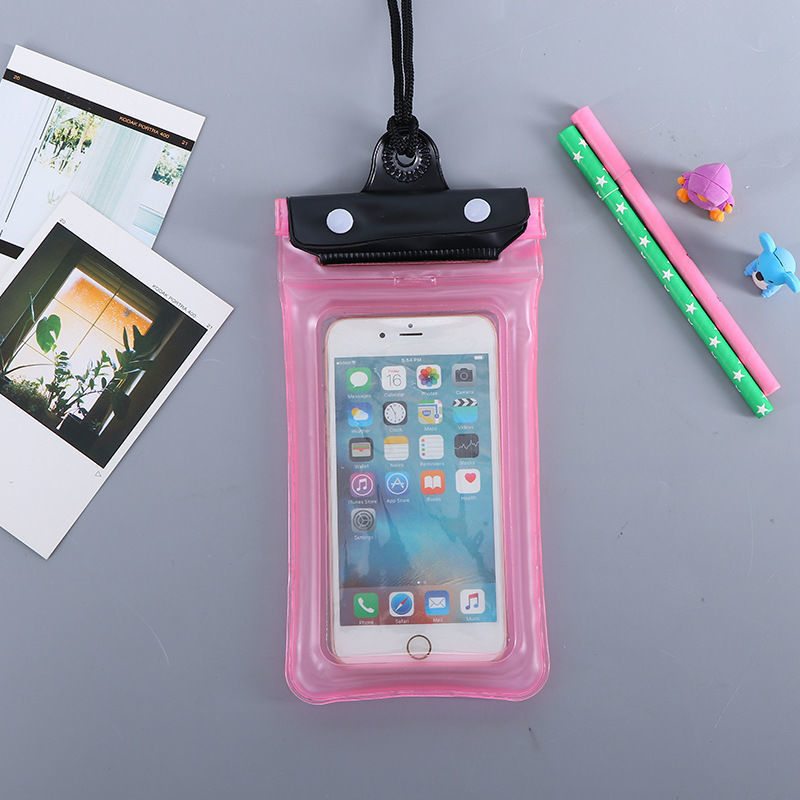 Bolsa de teléfono móvil pantalla táctil para llevar jinete bolsa de polvo caso de teléfono móvil inflable flotante cubierta de cadena de suministro comercio fábrica al por mayor
