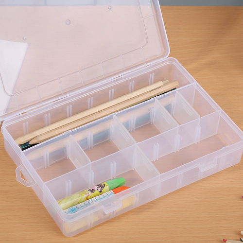 670 pencil case sketch pencil case plastic transparent with insert storage box organizer art drawing supplies