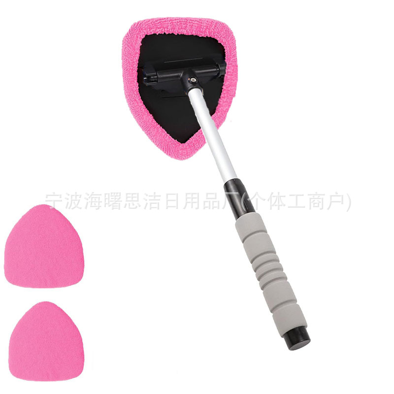 brush interior — Qìchē Car cleaning tools - 1-set-b-style-sponge-plastic-parts-3-pink-cloth-covers