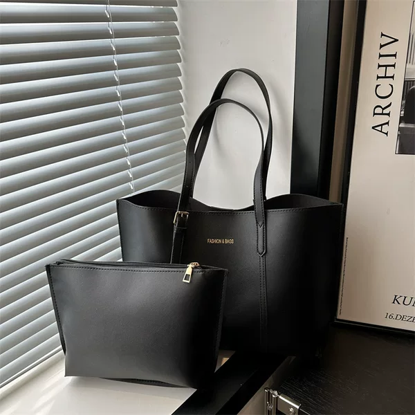 Tote Bag Retro Trendy Normcore Style Fashionable Work Clothing 2025 New Style Large Capacity Shoulder Bag Texture Handbag