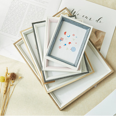 7-inch wooden photo frame table simple 5 6 8 10-inch A4 photo frame wall-mounted picture frame photo studio children's frame wholesale