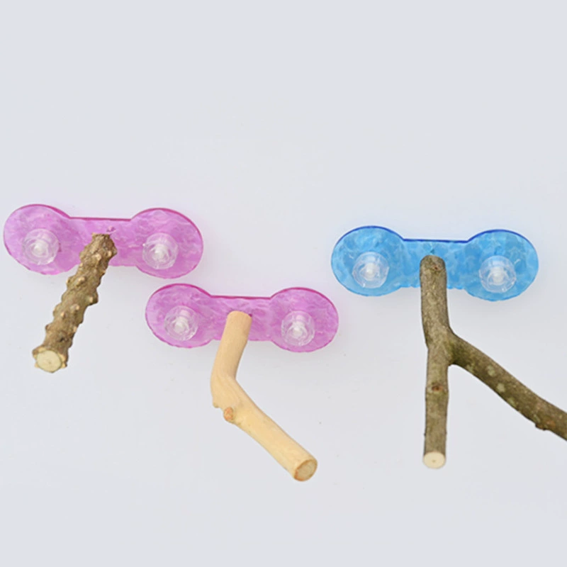 Попугай птица воздушная станция Подставка станция палка портативная Автомобильная стойка для ванной акриловая присоска ПОСТАВКИ ИГРУШЕК оптовая продажа с фабрики