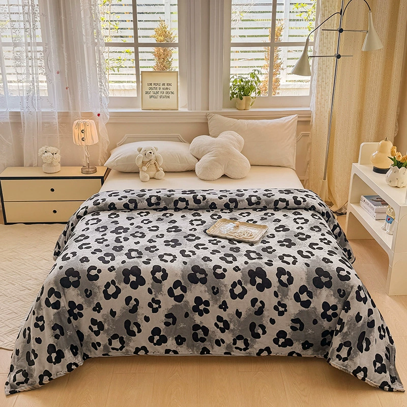 200 г одеяла из снежного плюша Теплые зимние простыни для кожи Одеяло для сна в офисе