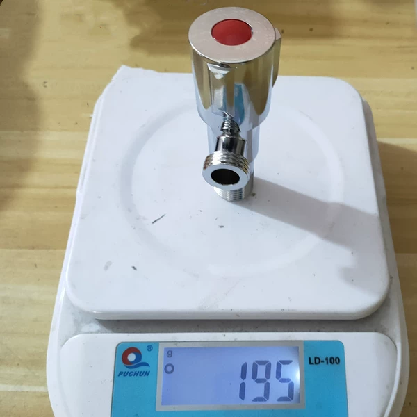 190K [Stainless Steel Plating] Triangular Valve Blue