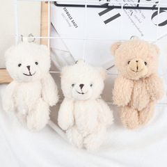 クリエイティブ漫画ぬいぐるみクマかわいいペンダントガールハート人形スクールバッグペンダントキーホルダー卸売