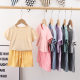 Children's Modal Pajamas Summer Thin Children's Short-sleeved suit Ice Silk Large Children's Boys and Girls Children's Air-conditioned Home Clothes