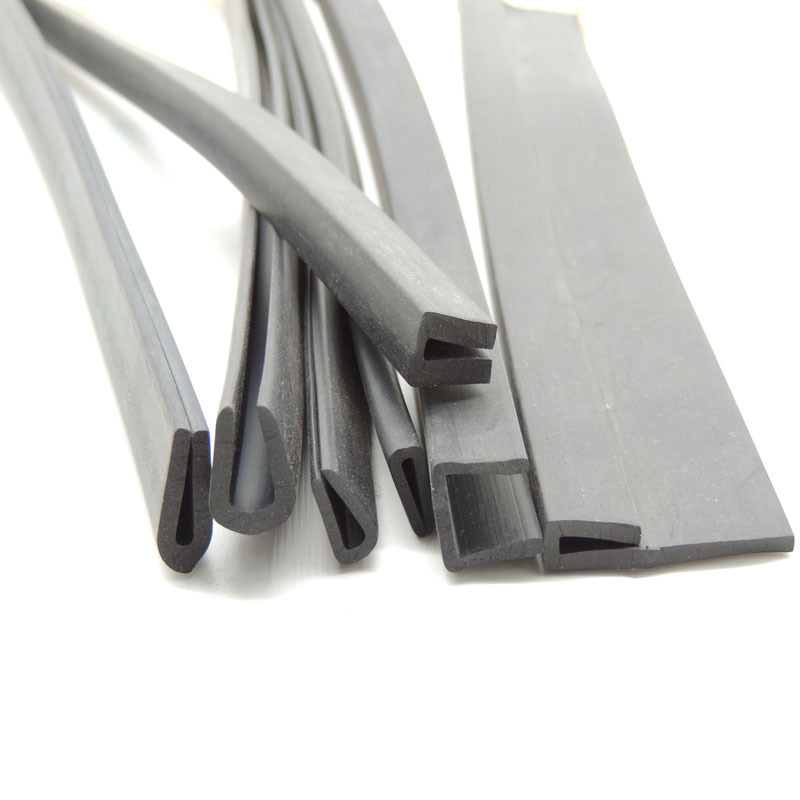 U型橡胶包边三元乙丙EPDM玻璃密封条u型金属防撞橡胶条卡条