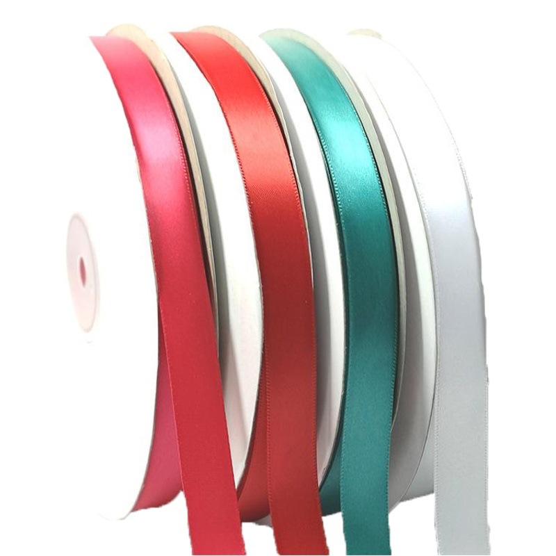Cinta de poliéster de una sola cara cinta de embalaje de bricolaje Cinta de regalo caja de dulces ramo boda cinta festiva atado mesa y silla cinta