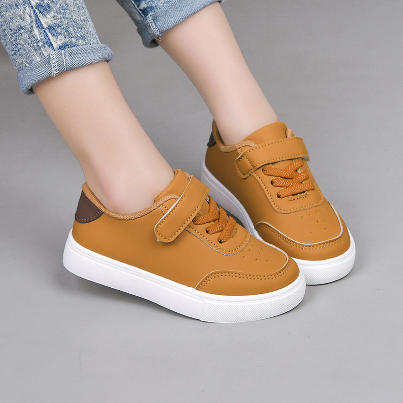 Children's White Shoes for Boys and Girls, Low-Cut Sneakers, Spring and Autum Student Performance Shoes, Soft-Soled Baby Export Casual Kidsren's Shoes