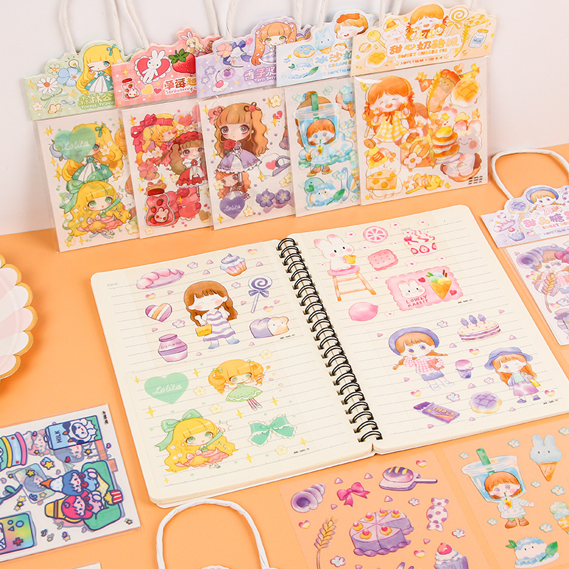 Cute transparent sticker
