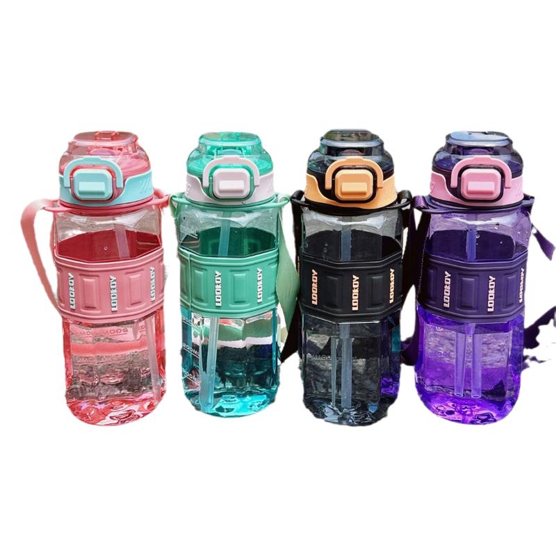 Taza de agua pequeña estilo ins para verano, plástico de alto valor, anillo para levantar, para beber directamente, taza deportiva de ocio para estudiantes.