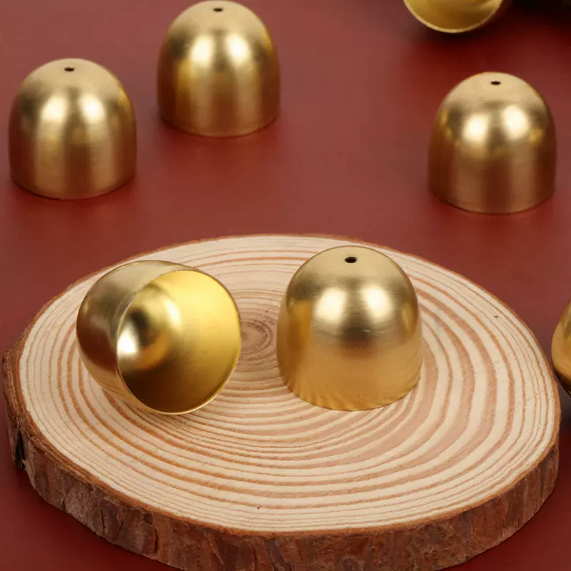 拉丝抛光 28mm风铃铛背篓铃铛碰碰铃喇叭铃民族风铃配件