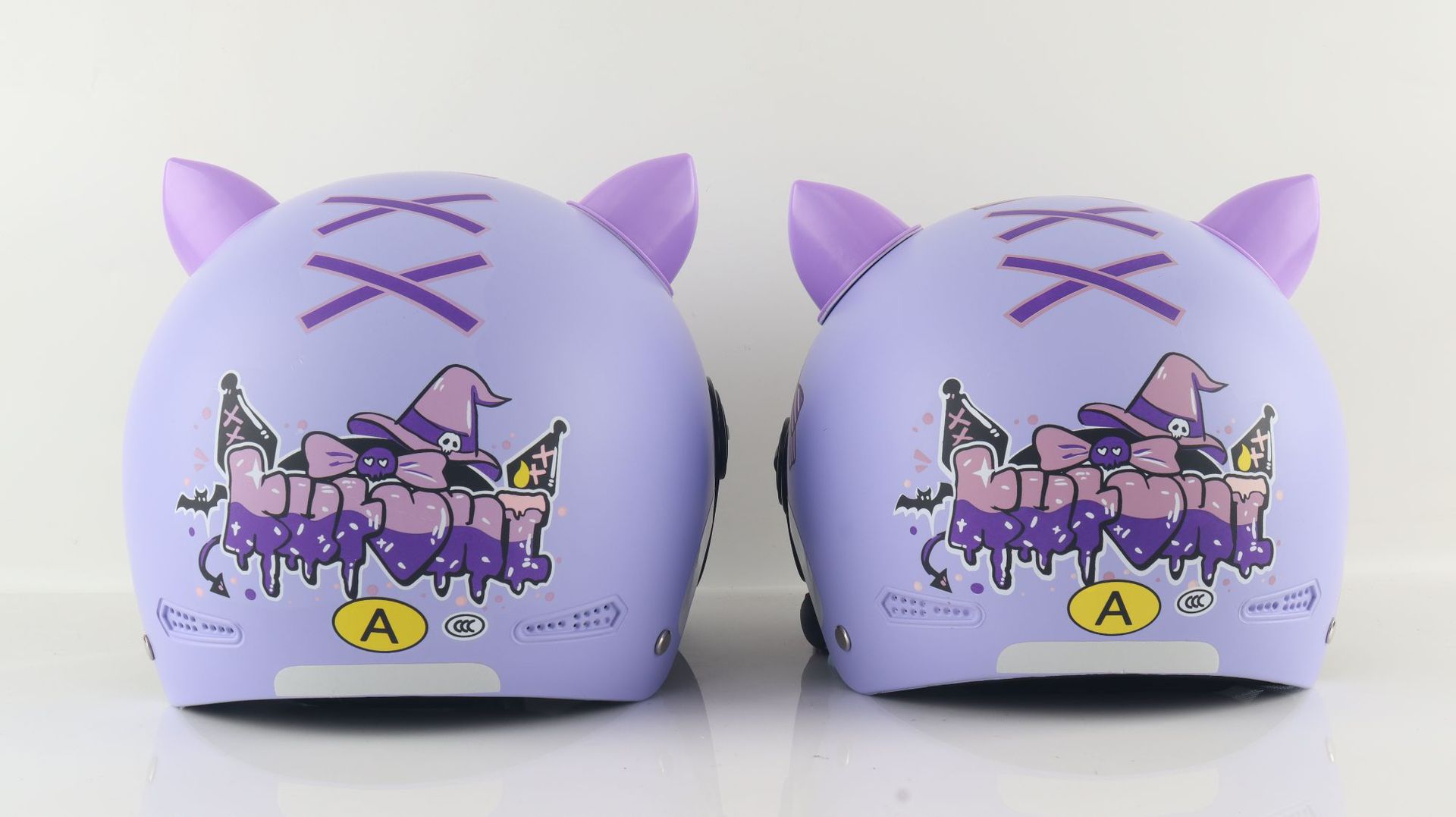 Helmet for Electric Vehicles 3C Summer Helmet Class a Parent-Child Helmet Children's Helmet Cartoon Cute Adult Motorcycle Helmet for Women