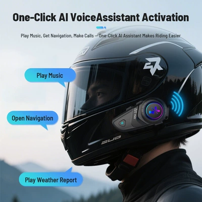 Headset Wireless 5.4 — Motorcycle Helmet Headset