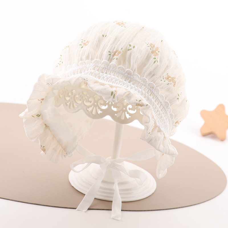 Sombrero para bebés primavera y otoño delgado coreano joven mes gorro de corte extranjero gorro de bebé recién nacido sombrero protector solar