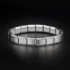 A silver elastic band (unpolished)