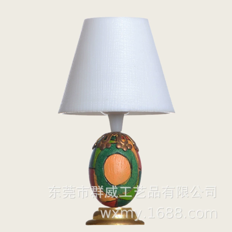 1:12 Кукольный домик Doll house миниатюрный мини-керамическая настольная лампа может быть освещена модель DIY