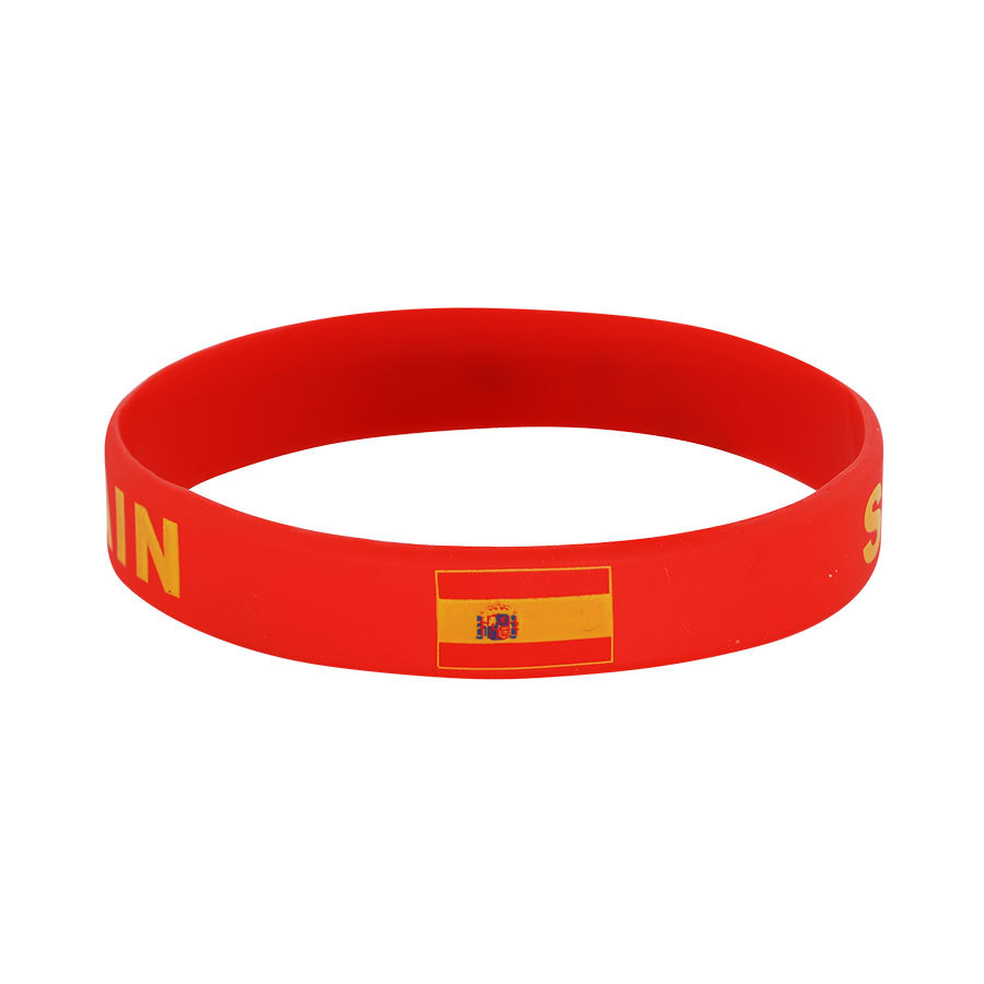 Bandera de silicona Bracelet Copa del Mundo Bracelet Bandera de silicona Bracelet Copa del Mundo Bracelet Bandera de silicona Bracelet Mundo
