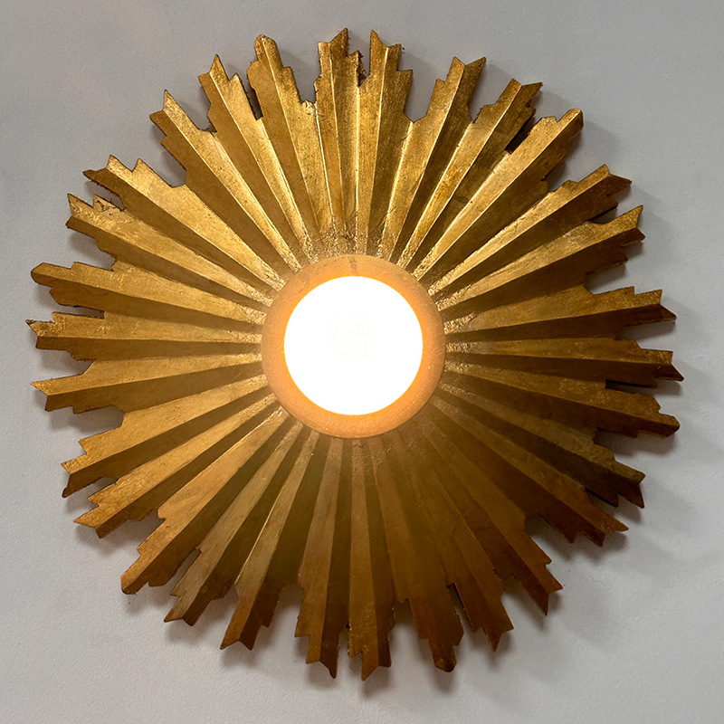 French Living Room Lamp European Restaurant Ceiling Lamp Creative Art Designer Bedroom Main Lamp American Vintage Wall Mounted Lamp