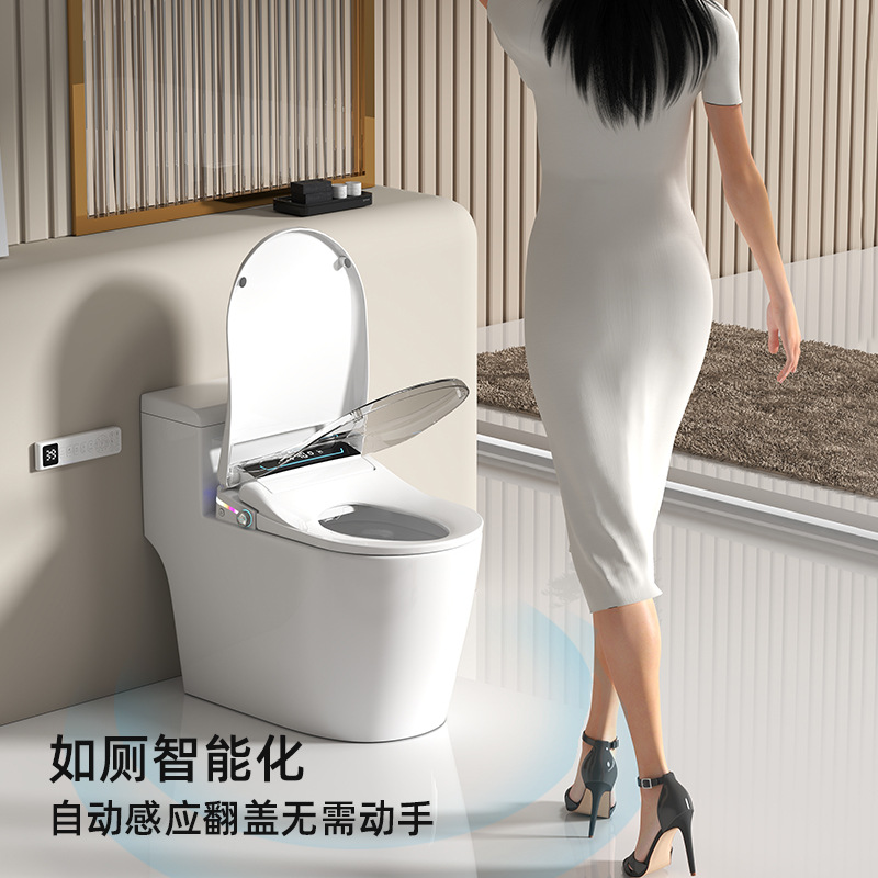 cubierta de inodoro inteligente totalmente automática esterilización desodorante tipo calentamiento instantáneo de asiento de descarga eléctrica calentamiento tipo UV cubierta de asiento