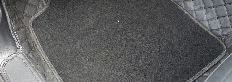 Car mat for cleaning, anti-slip, anti-dirt, easy to clean, full protection mat, TPE wrap-around mat, suitable for cars, with a velvet surface